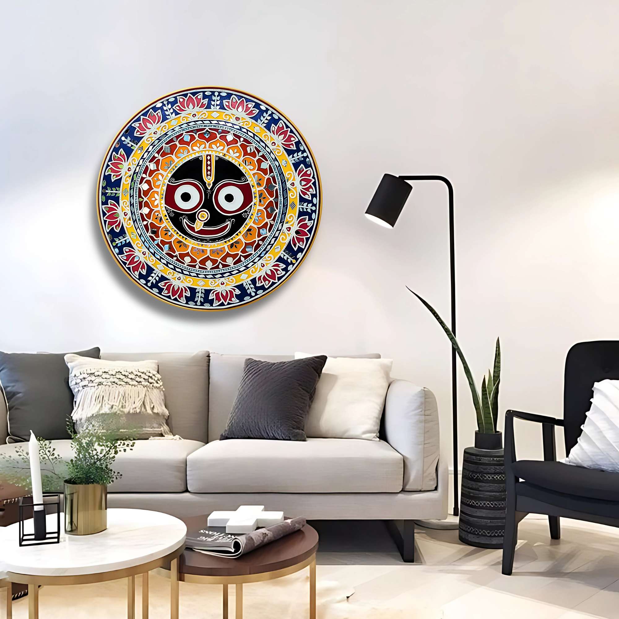 Round Wall Painting - Image 3